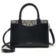 γυναικεία τσάντα χιαστί pierre loues pl615-38 μαύρο