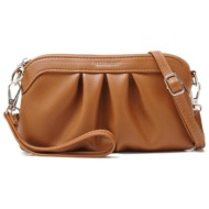 τσαντάκι χιαστί pierre loues pl782-36-a94 καφέ