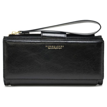 πορτοφόλι γυναικείο pierre loues pl821-87q μαύρο σε προσφορά