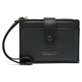μικρό πορτοφόλι γυναικείο pierre loues pl982-37q μαύρο σε προσφορά
