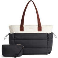 τσάντα laptop γυναικεία lovevook wb5036 beige black brown