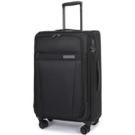 βαλίτσα cardinal 5200 υφασμάτινη μεγάλη 78x25x46 cm μαύρο