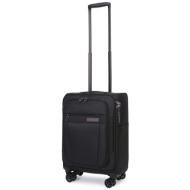 βαλίτσα cardinal 5200 υφασμάτινη καμπίνας 55x35x19,5 cm μαύρο