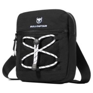 ανδρικό υφασμάτινο τσαντάκι bull captain djb 0108 black