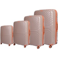 σετ βαλίτσες τριάδα 7000 cardinal 56,5x24,5x37 cm + 66,5x27,5x51 cm + 76x32,5x51 cm + 86x36x56 cm μπ