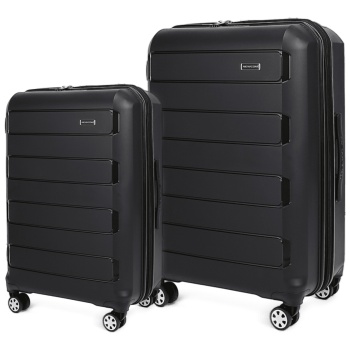 βαλίτσες σετ newcom n1312 μικρή μεσαία 50x22x36 cm + σε προσφορά