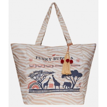 funky buddha γυναικεία τσάντα παραλίας fbl007-146-10-oat