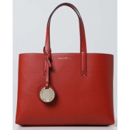 emporio armani tote bag double hand ( διαστάσεις: 30 x 21 x 14 εκ ) y3d245yh15a-84054 red