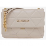 valentino bags τσαντες ωμου (διαστάσεις: 24 x 15 x 6 εκ) s6168023907s-07s ivory