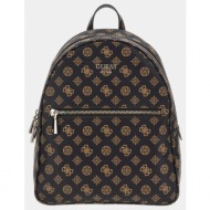 guess vikky backpack (διαστάσεις: 28 x 32 x 12 εκ.) hwpq6995320-bro brown