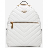 guess vikky backpack τσαντα γυναικειο (διαστάσεις: 28 x 32 x 12 εκ.) hwga6995320-whi white