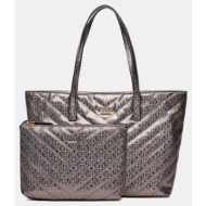 guess vikky tote τσαντα γυναικειο (διαστάσεις: 32.5/41 x 26.5 x 15 εκ.) hwgs6995280-pew mixed