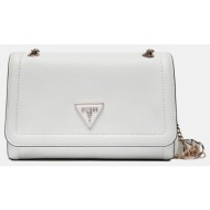 guess noelle convertible xbody flap τσαντα γυναικειο (διαστάσεις: 24 x 15 x 7 εκ) hwzg7879210-whi wh