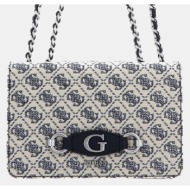 guess izzy convertible xbody flap (διαστάσεις: 24 x 15 x 7 εκ.) hwjy8654210-nlo navyblue