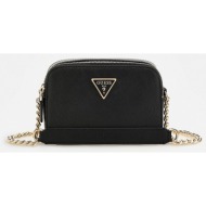 guess noelle crossbody camera τσαντα γυναικειο (διαστάσεις: 20.5 x 14 x 7.5 εκ.) hwzg7879140-bla bla