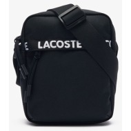 lacoste τσαντα vertical camera bag (διαστάσεις: 16.5 x 21 x 6 εκ) 3nh4608nz-n37 black