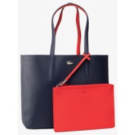 lacoste τσαντα shopping bag (διαστάσεις: 45 x 30 x 14 εκ.) 3nf2142aa-b50 darkblue