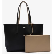 lacoste τσαντα shopping bag (διαστάσεις: 45 x 30 x 14 εκ.) 3nf2142aa-a91 black