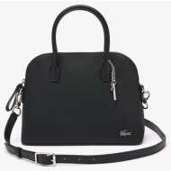 lacoste τσαντα top handle bag (δαστάσεις: 29 x 11.5 x 22 εκ.) 3nf4370db-000 black