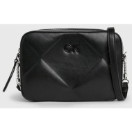 calvin klein quilt camera bag (διαστάσεις: 23 x 16 x 6 εκ) k60k611891-beh black
