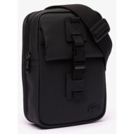 lacoste τσαντα crossover bag (διαστάσεις: 15.5 x 23 x 5.5 εκ) 3nh4470oo-000 black