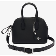 lacoste τσαντα xs bugatti bag (διαστάσεις: 20 x 15 x 10 εκ) 3nf4531db-000 black