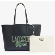 lacoste τσαντα shopping bag (διαστάσεις: 35 x 30 x 14 εκ) 3nf4541as-n33 multi