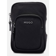 hugo boss tayron_phone pouch 10223431 01 (διαστάσεις: 18 x 12 x 4.5 εκ) 50511257-001 black