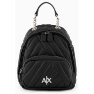 armani exchange woman``s backpack s (διαστάσεις: 18 x 22 x 9 εκ) 9428892f745-00020 black