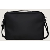 rains laptop bag 15`/16` w3 (διαστάσεις: 39 x 28 x 4 εκ) 13290-01 black