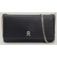 tommy hilfiger th refined chain crossover (διαστάσεις: 24 x 15 x 6.5 εκ) aw0aw16109-bds black