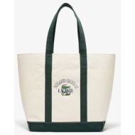 lacoste τσαντα shopping bag (διαστάσεις: 49 x 35,5 x 19 εκ.) 3nf4510rg-n45 ivory