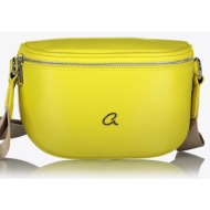 axel accessories τσαντα sling una (διαστάσεις: 17 x 22 x 12 εκ) 1021-0046-040 yellow