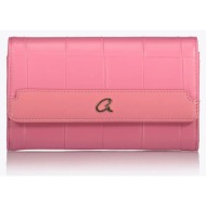 axel accessories πορτοφολι blake (διαστάσεις: 11.7 x 19.7 x 2 εκ.) 1101-1632-007 pink