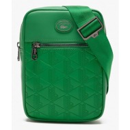 lacoste τσαντα φωτογραφικης μηχανης crossover bag (διαστάσεις: 15 x 21 x 5 εκ) 3nh4486mr-m39 green