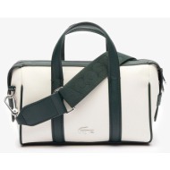lacoste τσαντα s boston bag (διαστάσεις: 24 x 16 x 11 εκ) 3nf4524yn-f89 white