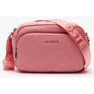 lacoste τσαντα crossover bag (διαστάσεις: 22 x 15 x 11.5 εκ.) 3nu4489sg-n05 pink