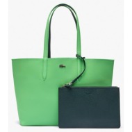 lacoste τσαντα shopping bag (διαστάσεις; 45 x 30 x 14 εκ.) 3nf2142aa-n09 green