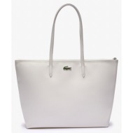lacoste τσαντα l shopping bag (διαστάσεις: 35 x 30 x 14 εκ) 3nf4550di-n48 offwhite