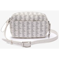 lacoste τσαντα crossover bag (διαστάσεις: 20 x 5.5 x 13 εκ) 3nf4354dg-n06 offwhite