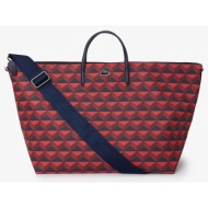 lacoste τσαντα xl shopping bag (διαστάσεις: 43 x 36 x 22 εκ) 3nf4554sj-n39 multi