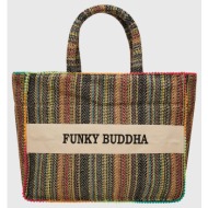 funky buddha γυναικεία tote τσάντα (διαστάσεις: 40 εκ) fbl009-176-10-multi multi