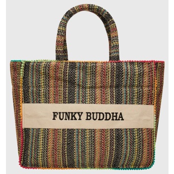 funky buddha γυναικεία tote τσάντα (διαστάσεις 40 εκ