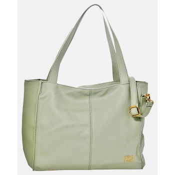 vqf polo handbag (διαστάσεις 34 x 14 x 30 εκ) 2230-green