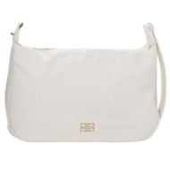 vqf polo handbag (διαστάσεις: 35 x 12 x 22 εκ) 2233-white white
