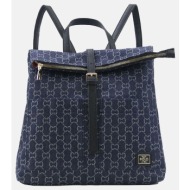 vqf polo backpack (διαστάσεις: 34 x 11 x 39 εκ) 2248-blue/jeans jeanblue