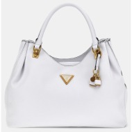guess cosette girlfriend carryall τσαντα γυναικειο hwva9222230-whi white