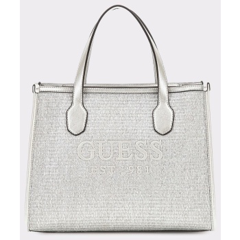 guess silvana 2 compartment tote τσαντα γυναικειο