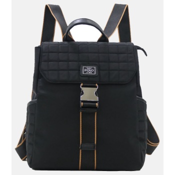 vqf polo backpack (διαστάσεις 28 x 9.5 x 30 εκ) 2239-black