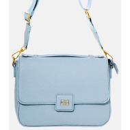 vqf polo handbag (διαστάσεις: 26 x 12 x 17.5 εκ) 2232-blue lightblue